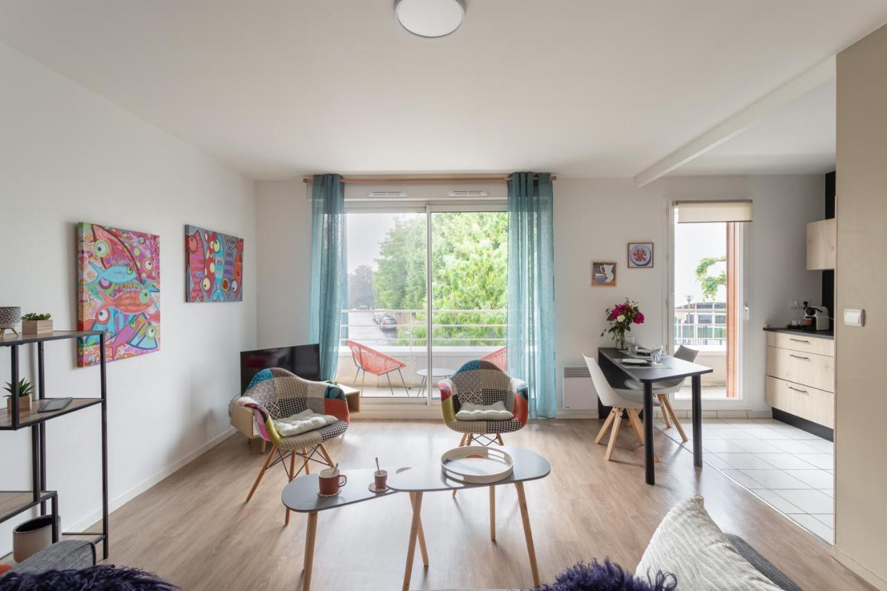 Bahibe - Balcon Et Parking Au Calme Proche Gare Apartamento Rennes Exterior foto