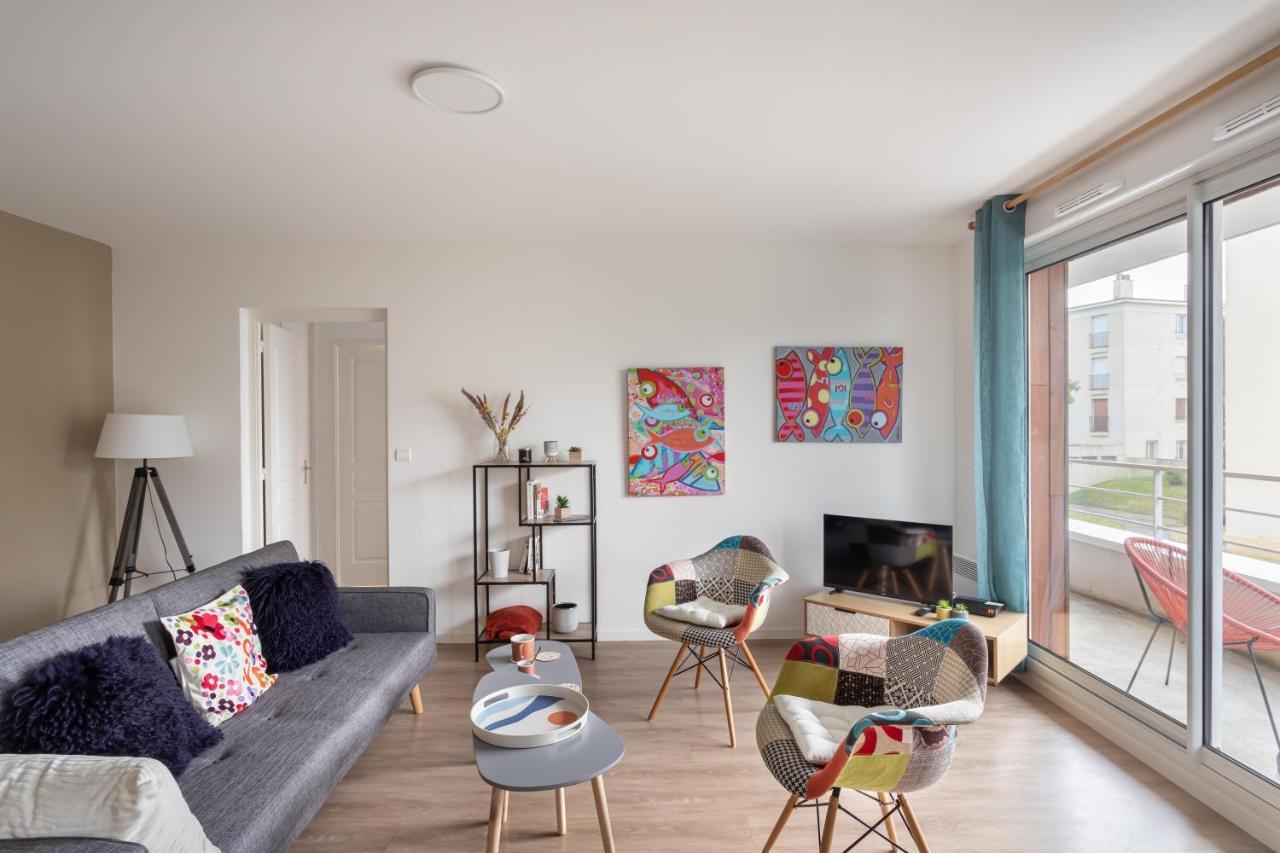 Bahibe - Balcon Et Parking Au Calme Proche Gare Apartamento Rennes Exterior foto