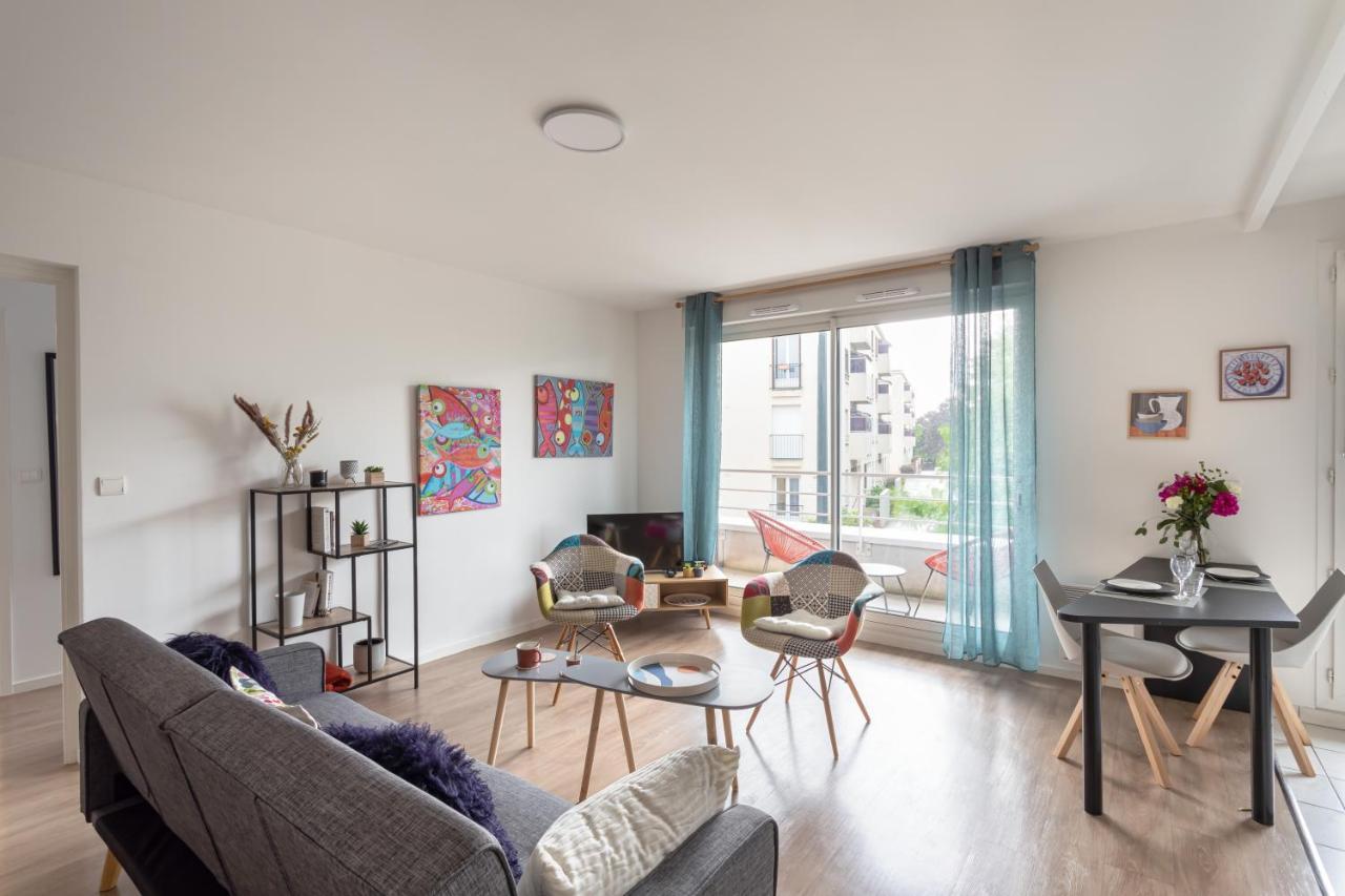 Bahibe - Balcon Et Parking Au Calme Proche Gare Apartamento Rennes Exterior foto